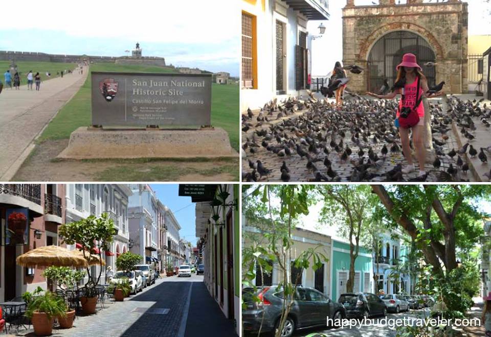 Four pictures of San Juan city