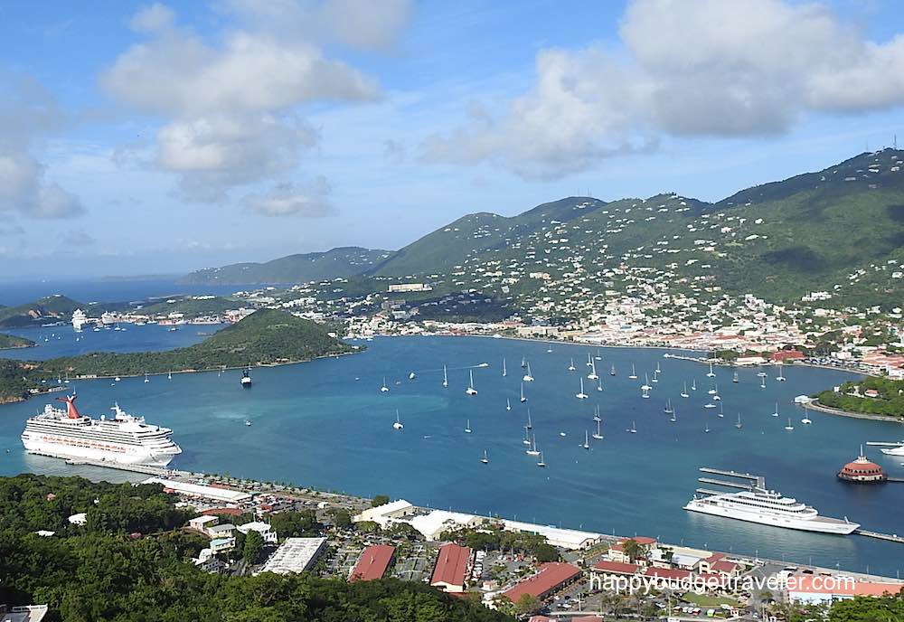 View of St. Thomas from Paradise Point