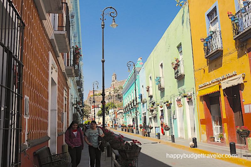 Picture of a street in Atlixco, Puebla-Mexico