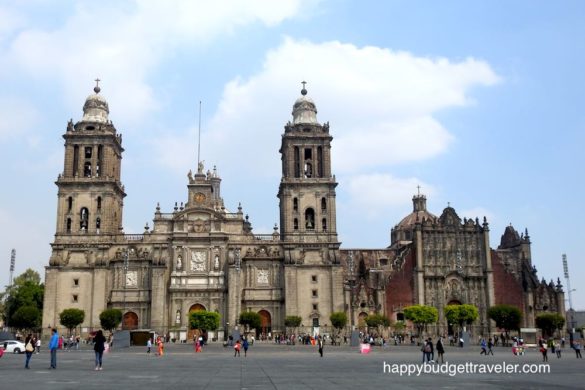 Cathedral, zócalo, Mexico-city