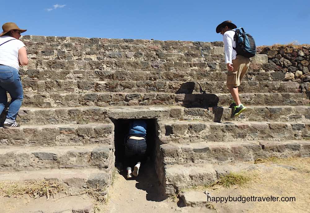 Drainage tunnel, Teotihuacan, Mexico city