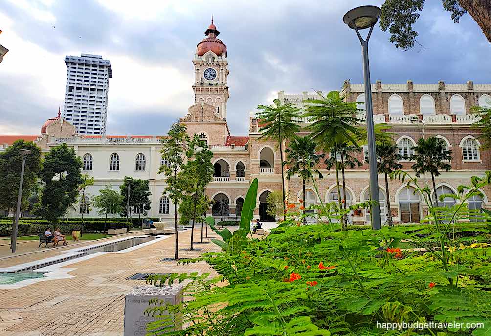 Picture of the Rear courtyard of the Sultan Abdul Samad building, Kuala Lumpur, Malaysia