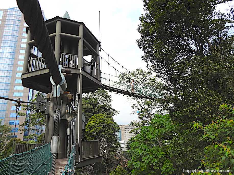 Picture of a Series of multi-level Treetop Canopy Walkways at the ECO Park, Kuala Lumpur, Malaysia