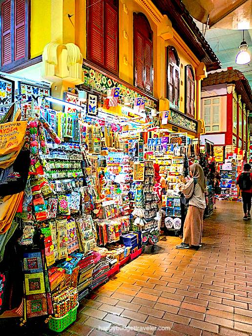 Picture of Shops designed to look like village-style houses in Central Market, Kuala Lumpur, Malaysia