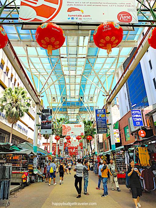 Picture of the Inside of China-town (Petaling Street), Kuala Lumpur, Malaysia