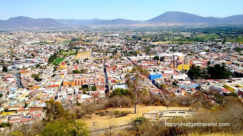 Panoramic view of Atlixco, Puebla-Mexico from San Miguel