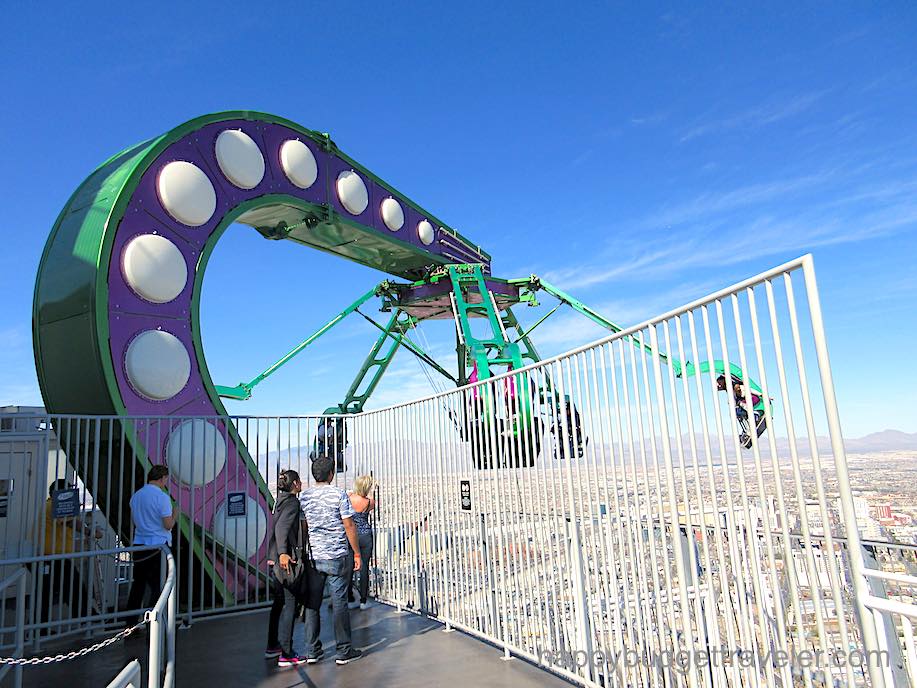 Insanity thrill ride at The Stratosphere, Las Vegas.
