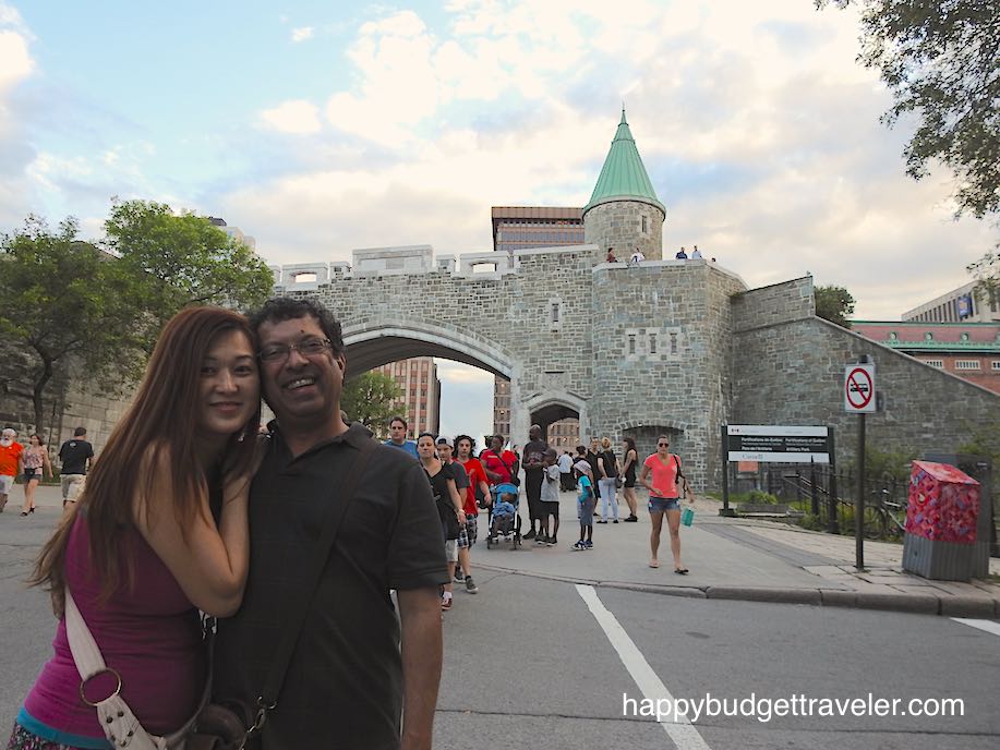 A Gate in the Walled City of Quebec.