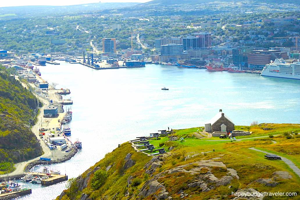 Picture of The Battery on Signal Hill overlooking the Harbor of Saint John's, Newfoundland