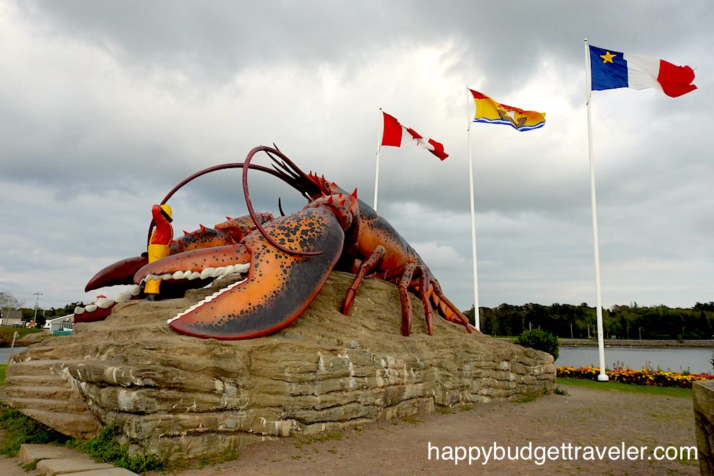 Statue of a Giant Lobster in Shediac, New Brunswick.