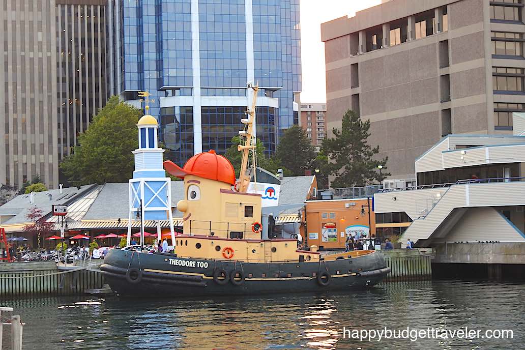 Theodore the Tugboat in Halifax harbor.