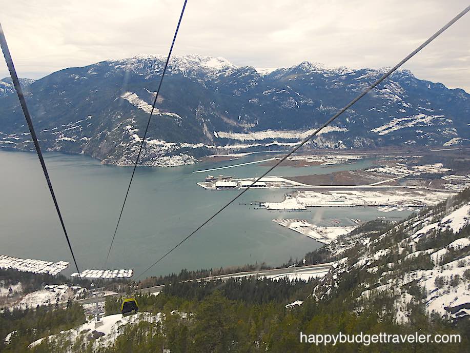 Picture of Howe Sound from the Sea to Sky gondola, Squamish