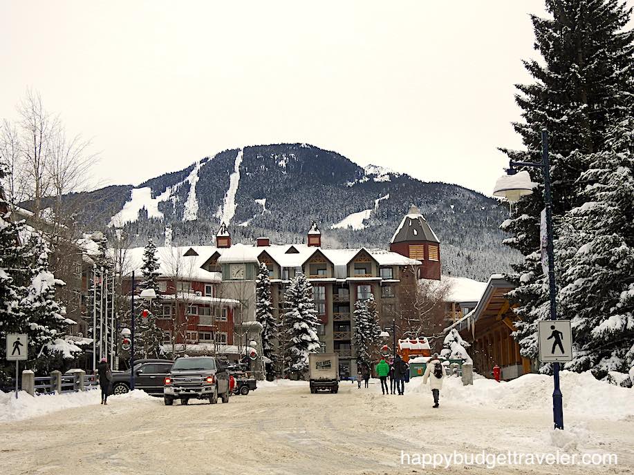A view of Main Street in Village north, Whistler