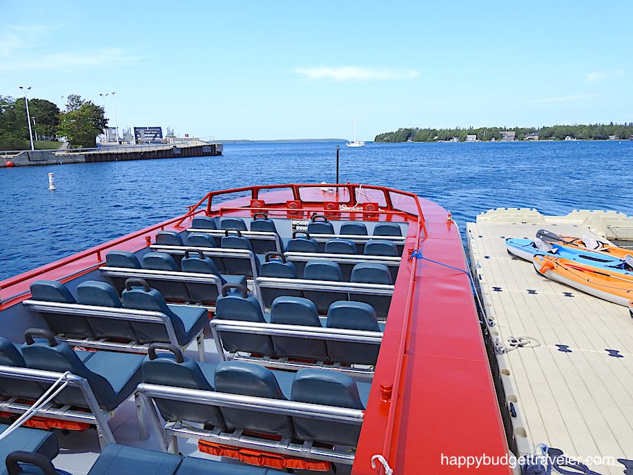 Picture of seats on Tobermory Cruise Line Speedboat FLASH