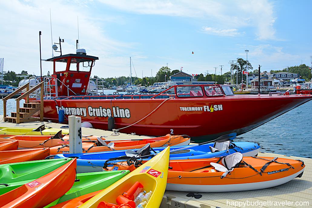 Picture of Kayaks for rent at Tobermory Cruise Line