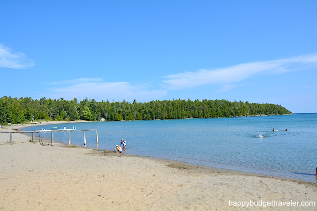 Picture of the beach at Dunks Bay, Tobermory