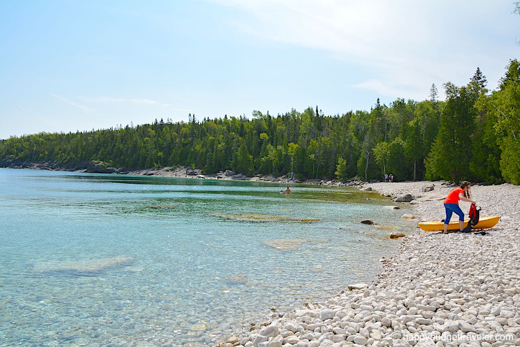 Picture of beach at Little Cove, Tobermory
