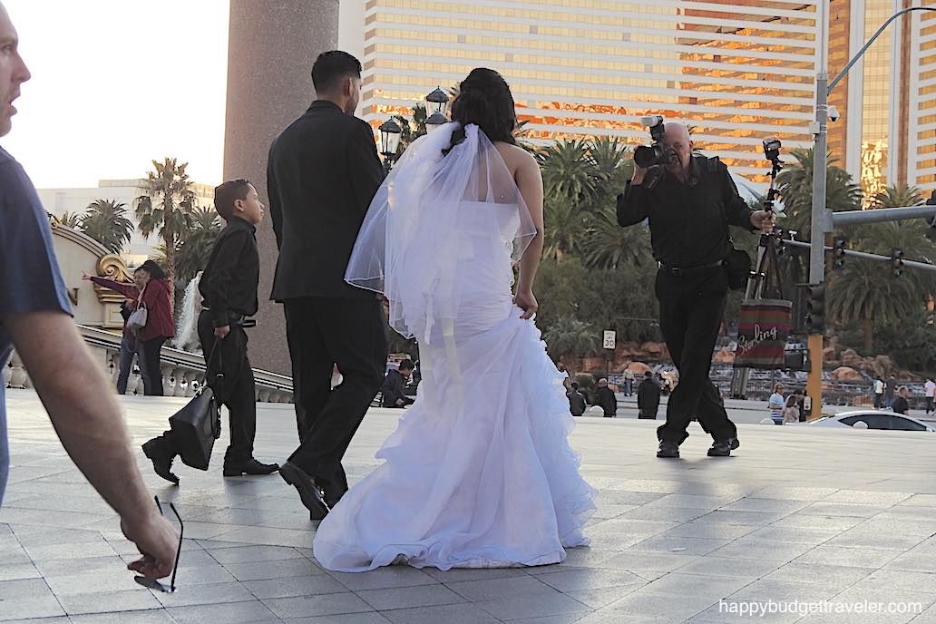 Picture of a Bridal couple in Las Vegas