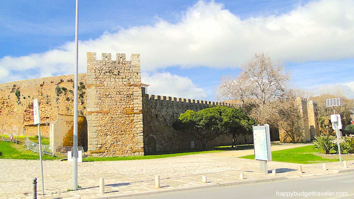 Picture of a Medieval seaside castle in Lagos, Algarve region-Portugal