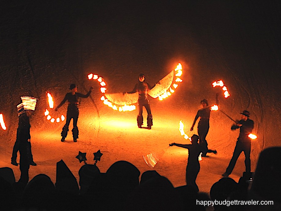 Picture of Performers at the Fire and Ice Show in Whistler
