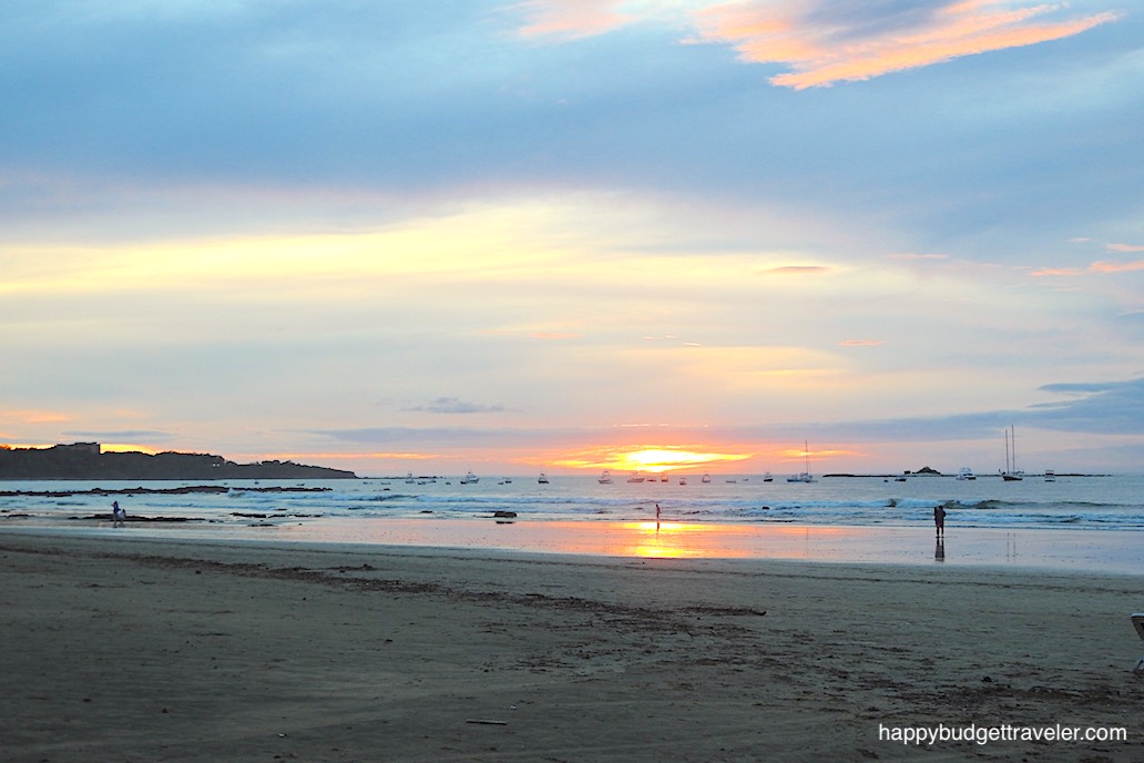 Picture of a sunset at Flamingo beach, Costa Rica