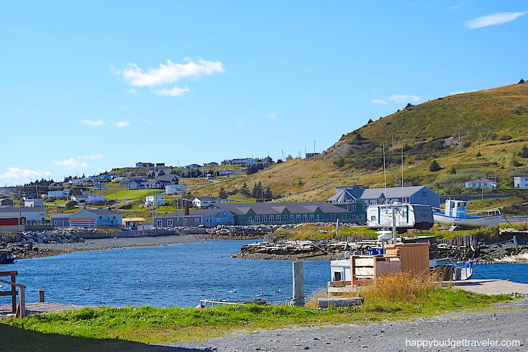 Picture of a part of the town of Ferryland, Newfoundland