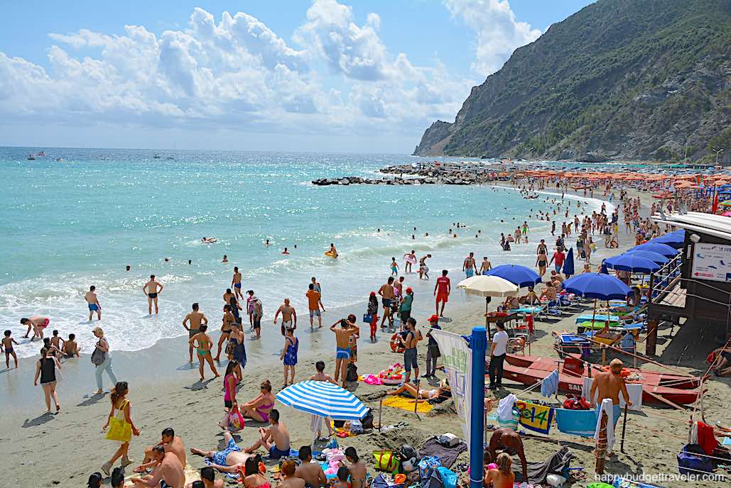 Picture of Fegina beach, Monterosso-Cinque Terre, Italy