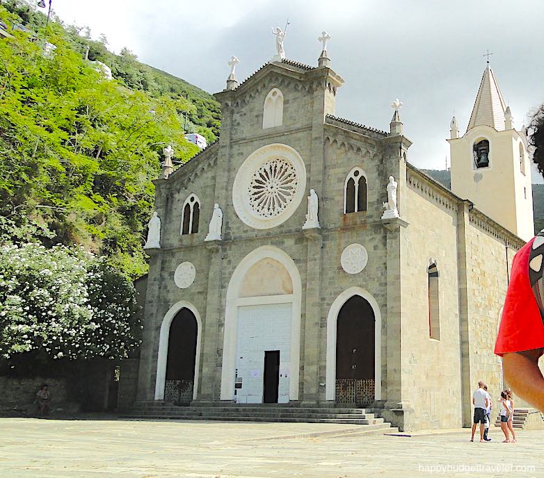Picture of the historic church of St. John the Baptist, Riomaggiore-Cinque Terre, Italy