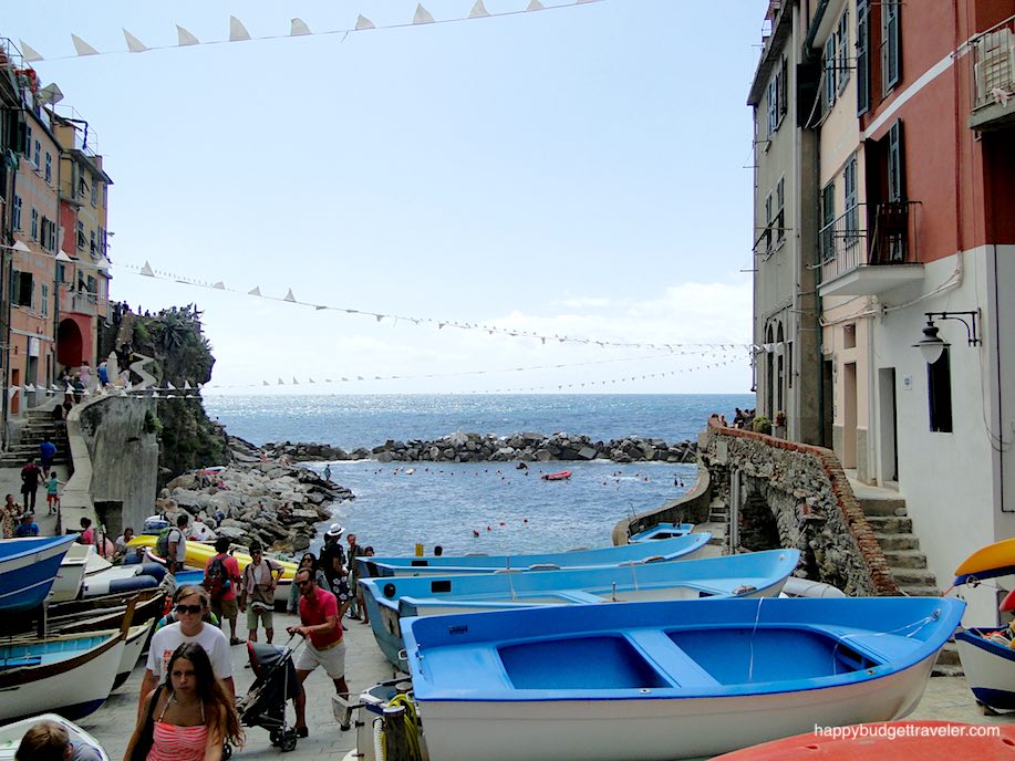Picture of the village dock, Riomaggiore-Cinque Terre, Italy
