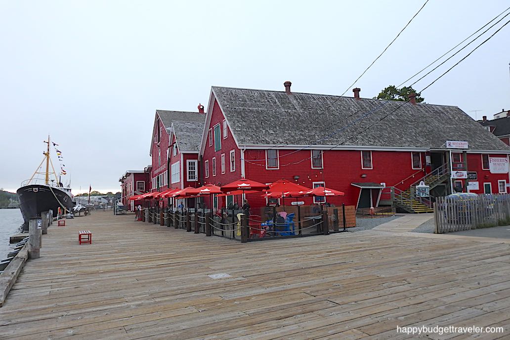 Picture of Fisheries Museum of the Atlantic on the Boardwalk of Lunenburg harbor, Nova Scotia