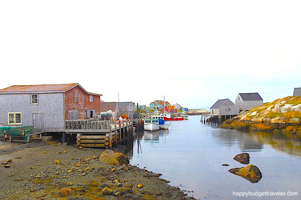 Picture of Peggy's Cove, the picturesque inlet with wooden houses on stilts, Peggy's Cove-Nova Scotia