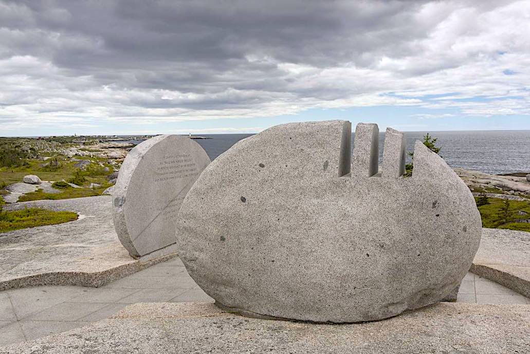 Picture of Swissair Flight 111 memorial in Peggy's Cove, Nova Scotia. Image credit-Keith Levit/The Canadian Press