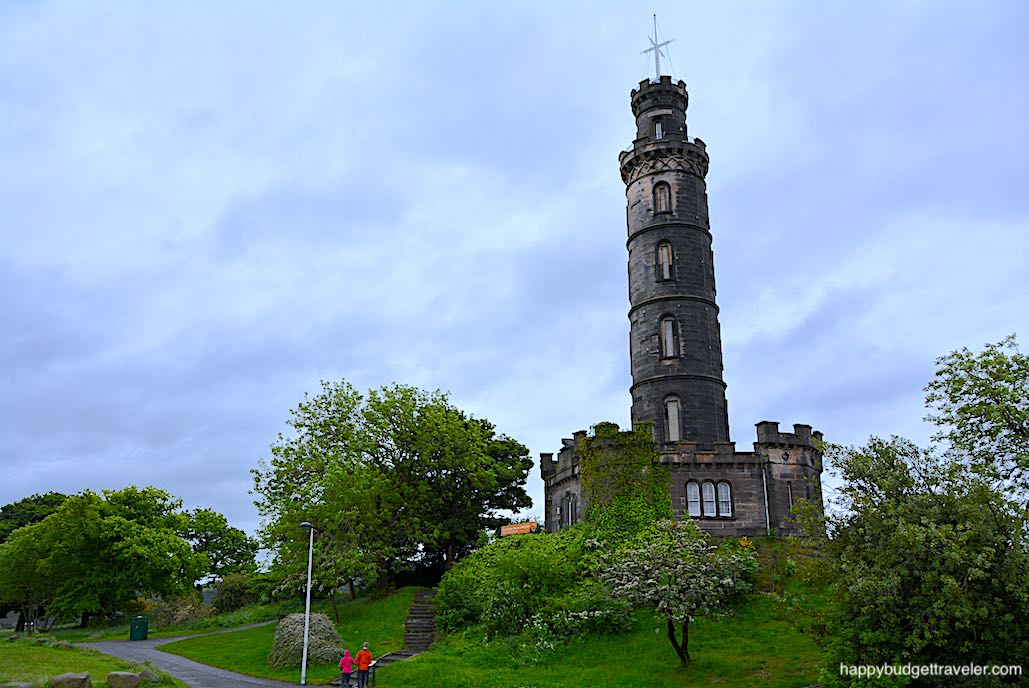 Picture of The Nelson Monument on Calton Hill, Edinburgh-Scotland