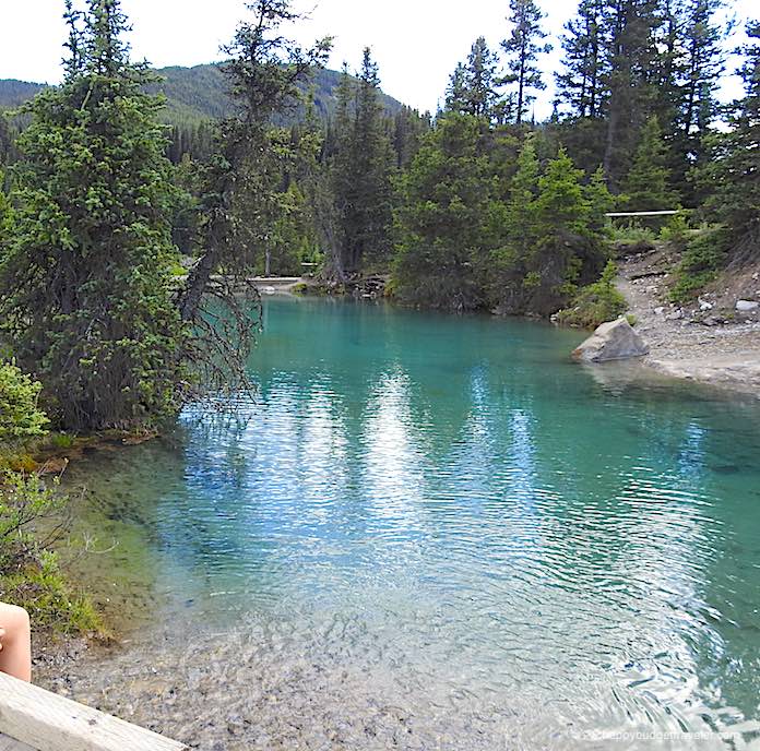 Picture of the Ink Pots, so serene and peaceful. Johnston Canyon, Banff-Canada