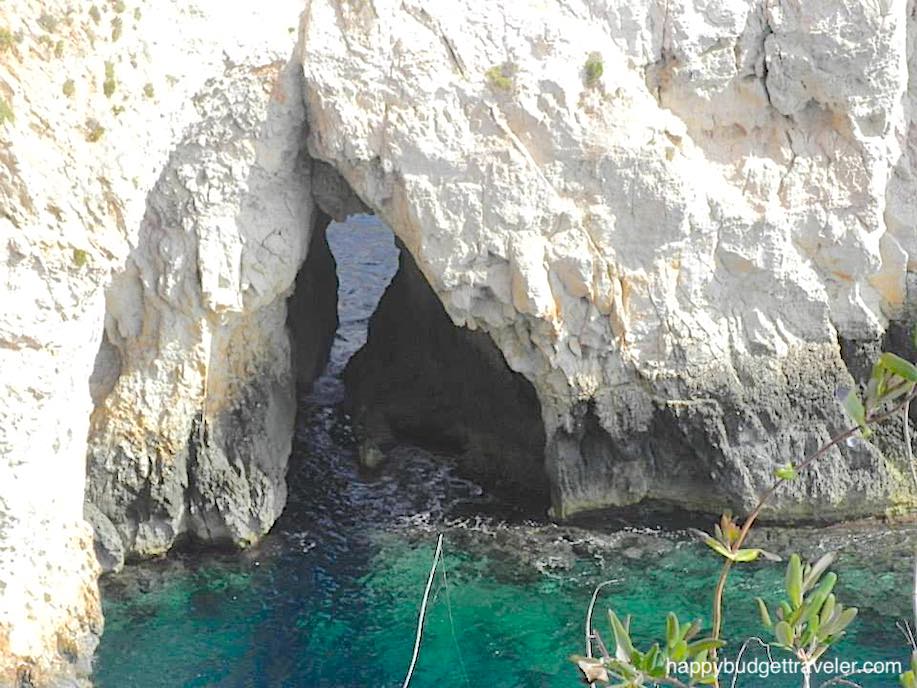Picture of natural Sea Cavern at Blue Grotto, Malta