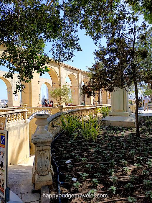 Picture of the Upper Barrakka Gardens, Valletta, Malta