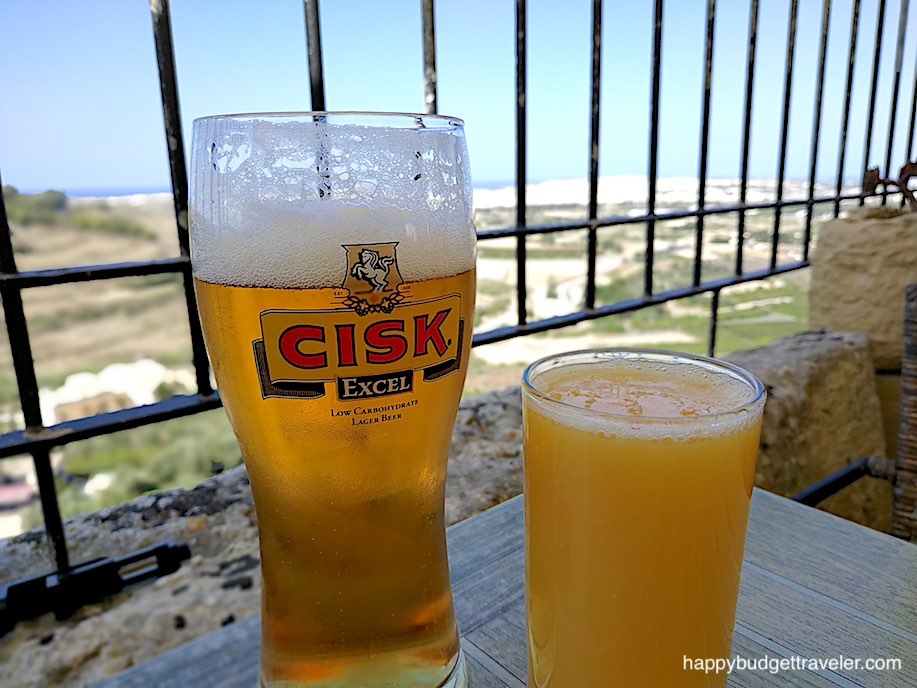 Picture of CISK Excel, a Low Carb local Lager of Malta