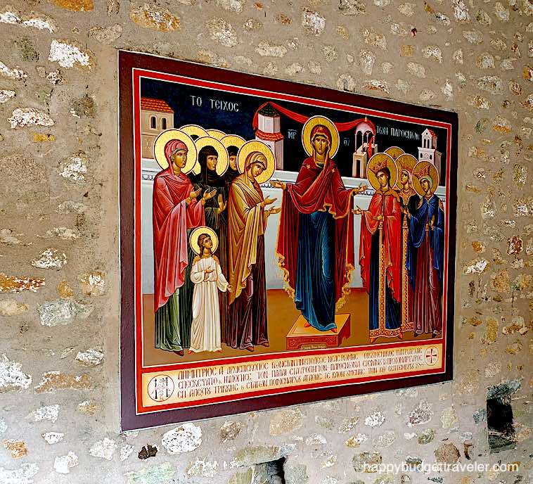 Picture of a Fresco at St. Stephen monastery, Meteora, Kalabaka, Greece