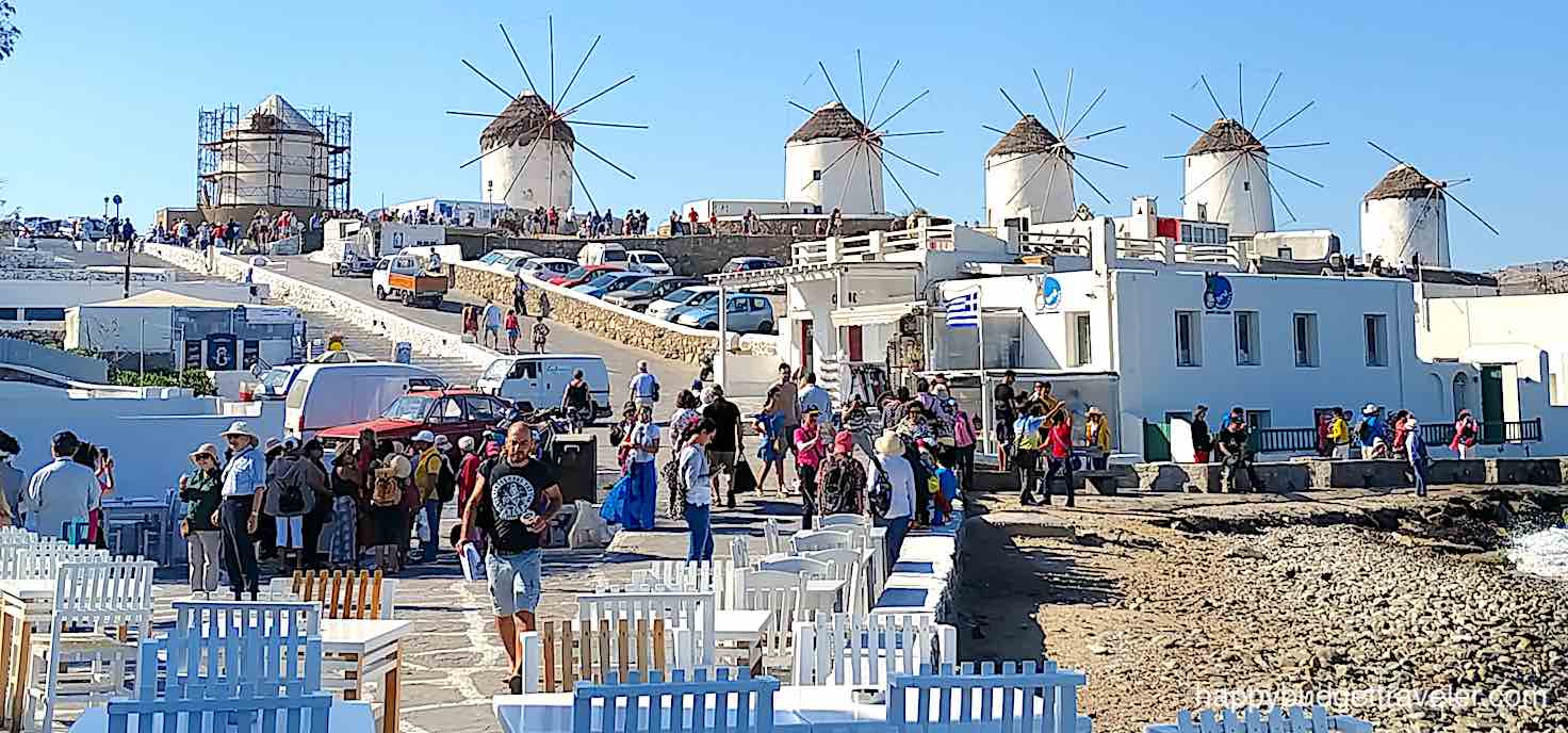Picture of The iconic Kato Mili Windmills of Mykonos