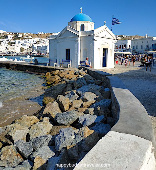 Picture of St. Nicholas church, Old Port, Mykonos