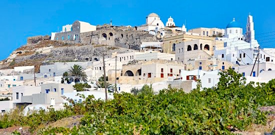 Picture of the ruins of Castle in Pyrgos, Santorini - image credit-tripadvisor.com
