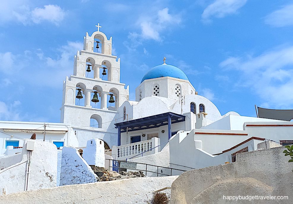 Picture of St. Theodosia church, Pyrgos, Santorini