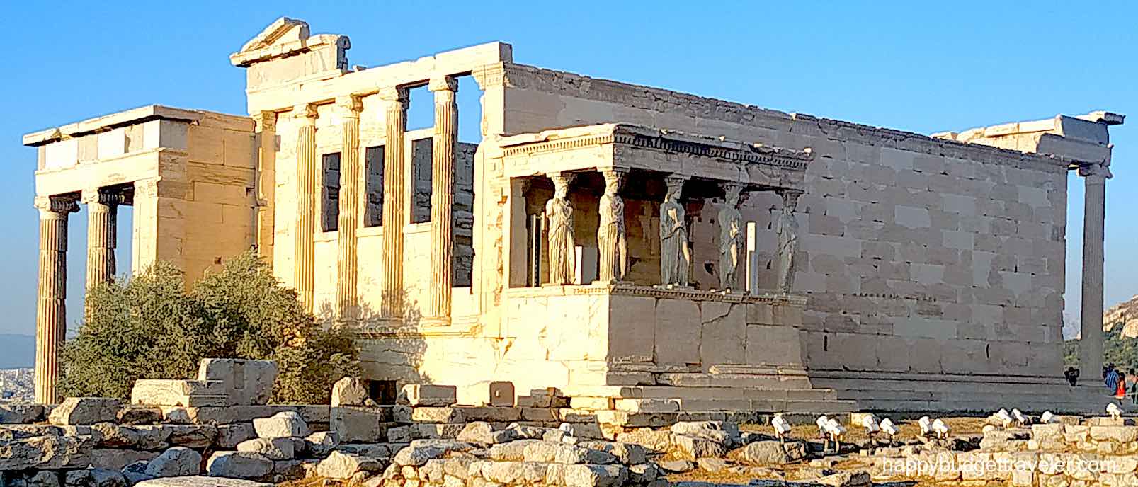 Picture of Erechtheon, the old temple dedicated to both Athena and Poseidon, Athens, Greece