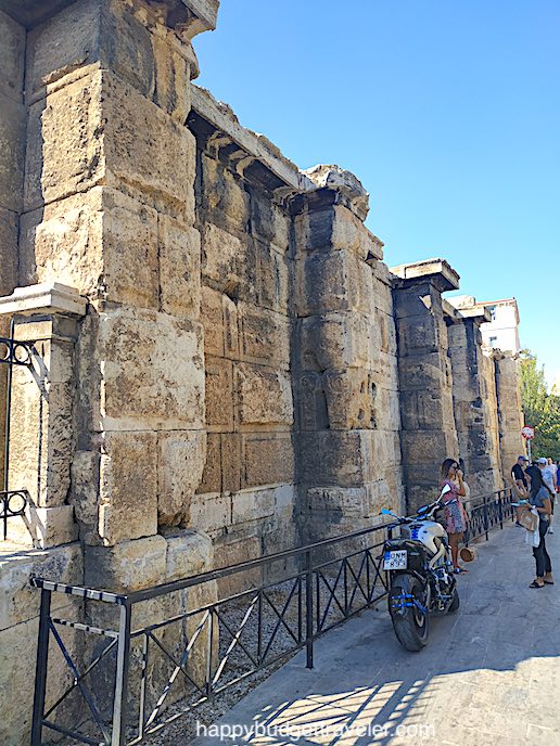 Picture of the Surrounding fortified wall of Hadrian's Library. Athens, Greece