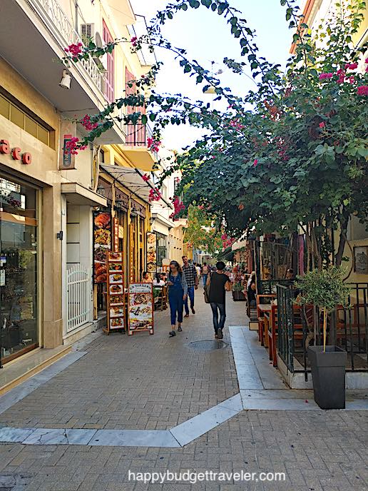 Picture of pretty Psirri neighborhood in Athens, Greece