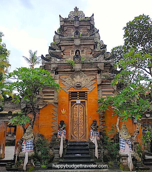 Picture of the Gate of Ubud Palace, Bali
