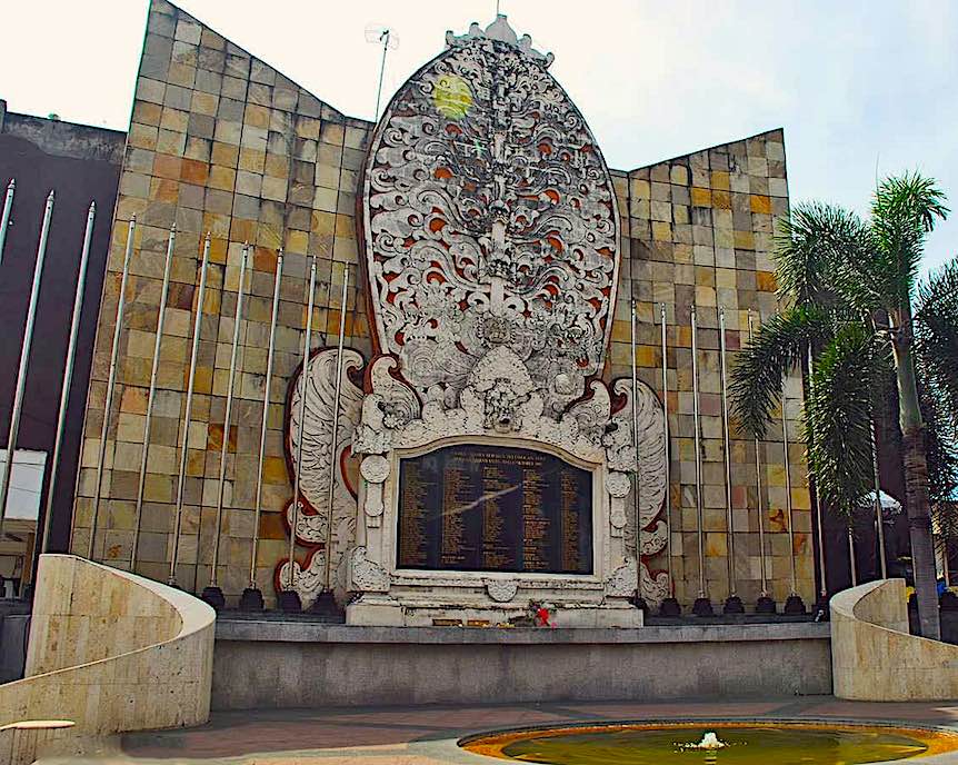 Picture of the Bali Bombing Memorial (Ground Zero), a tribute to the victims of the 2002 Paddy's Pub bombing
