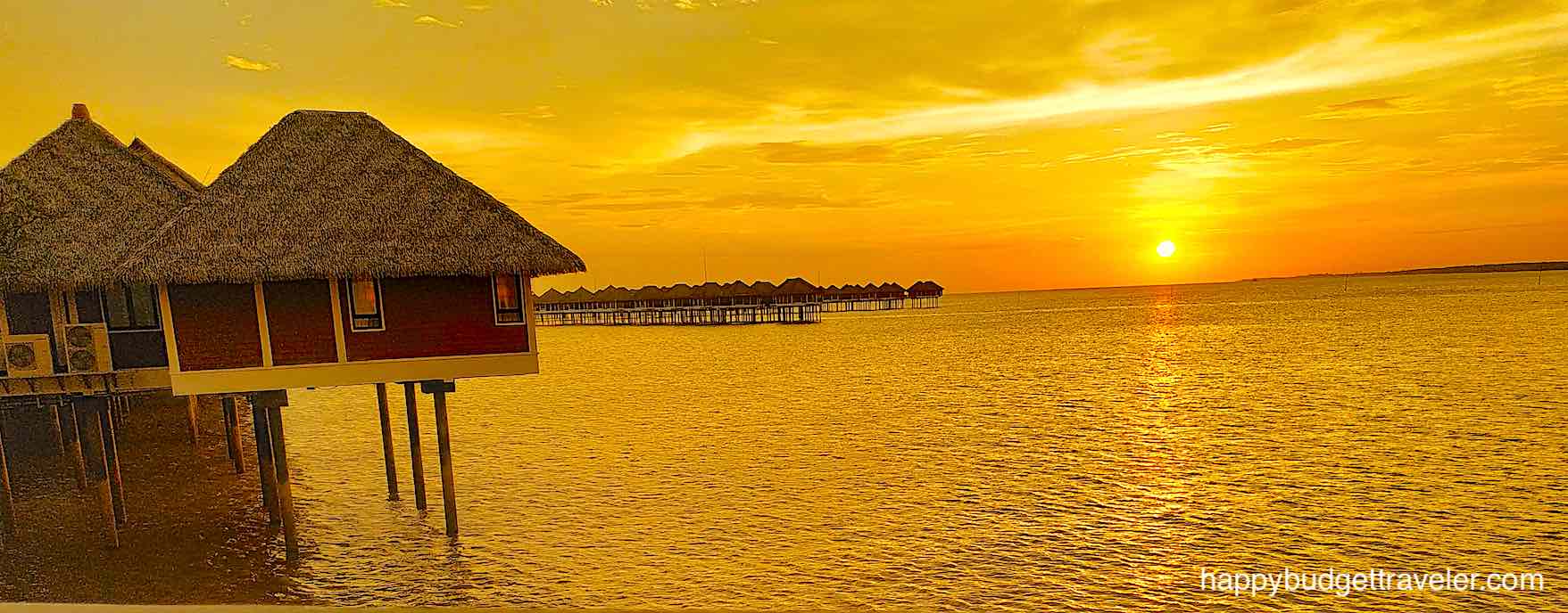 Picture of a Glorious sunset from Avani Gold Coast Resorts, Port Dickson, Malaysia